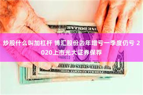 炒股什么叫加杠杆 博汇股份去年增亏一季度仍亏 2020上市光大证券保荐