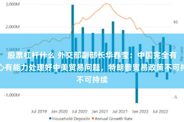 股票杠杆什么 外交部副部长华春莹：中国完全有信心有能力处理好中美贸易问题，特朗普贸易政策不可持续