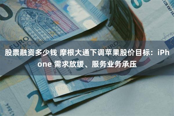 股票融资多少钱 摩根大通下调苹果股价目标：iPhone 需求放缓、服务业务承压