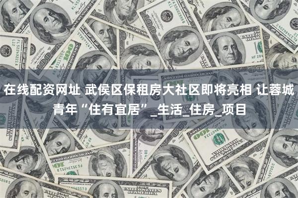 在线配资网址 武侯区保租房大社区即将亮相 让蓉城青年“住有宜居”_生活_住房_项目
